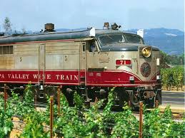 Napa California wine train